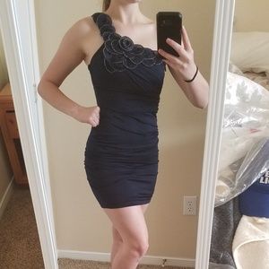 One strap party dress